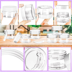 MotBach: pot plastique transparent 30 ml, facile de voir le contenu.