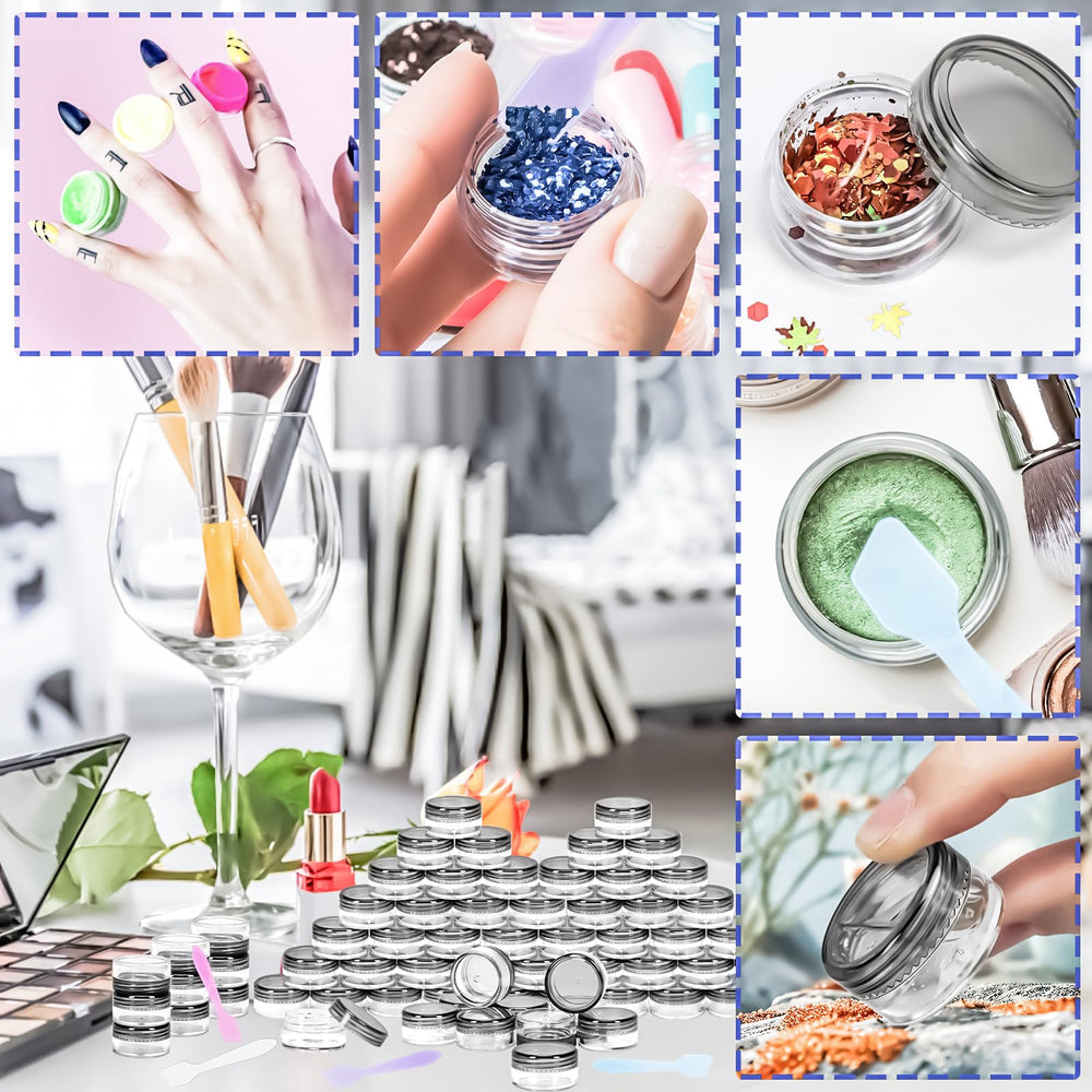 Ensemble MotBach de 100 pots 5 g, idéal pour tester plusieurs produits.
