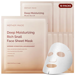 MOTHER MADE masque visage lumineux et hydratant pour peau saine.