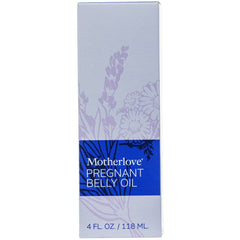 Motherlove huile ventre enceinte : texture liquide légère prête à l’application.