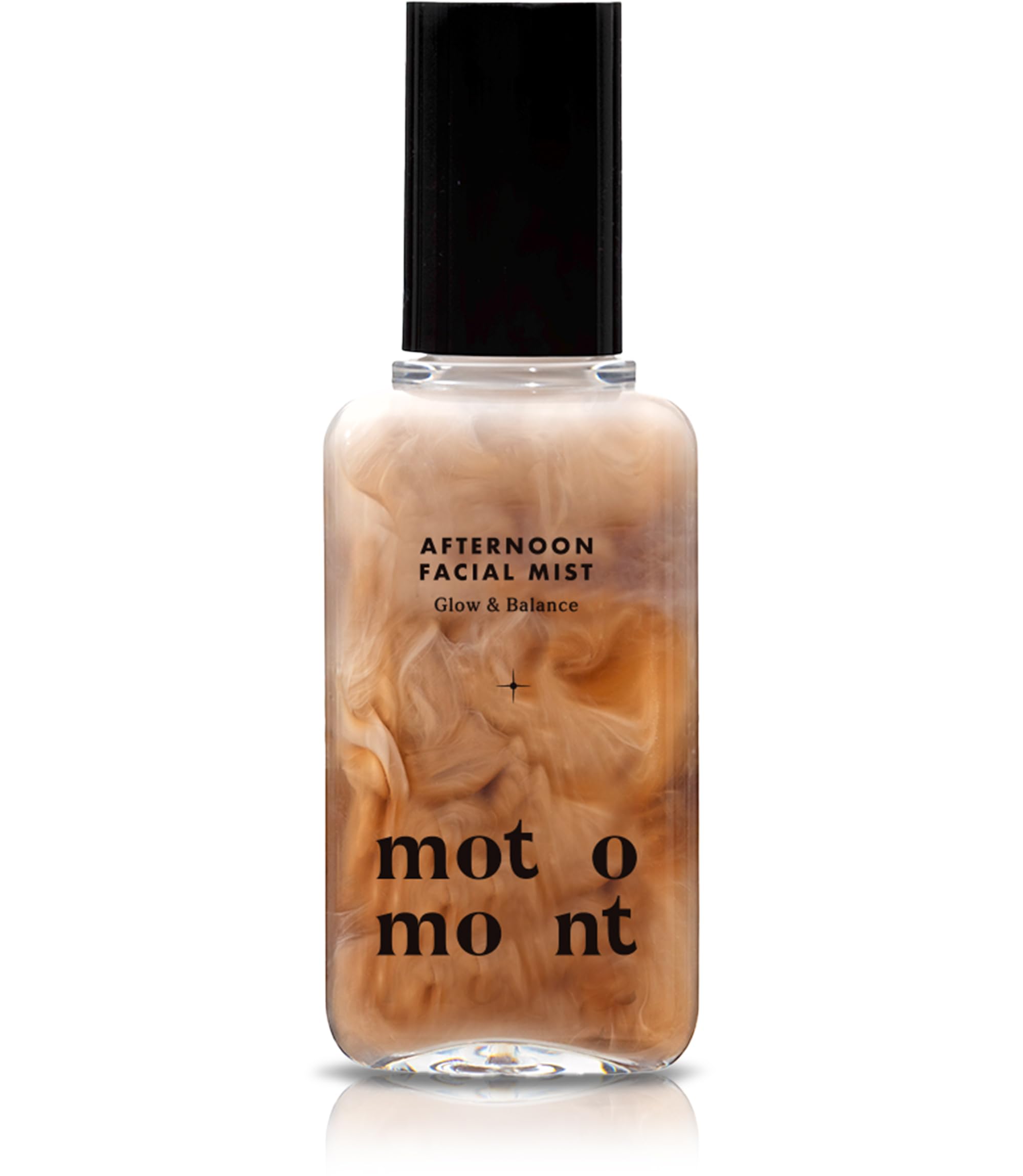 Motomont Milk Tea brume-visage : pulvérisation rafraîchissante qui hydrate la peau.