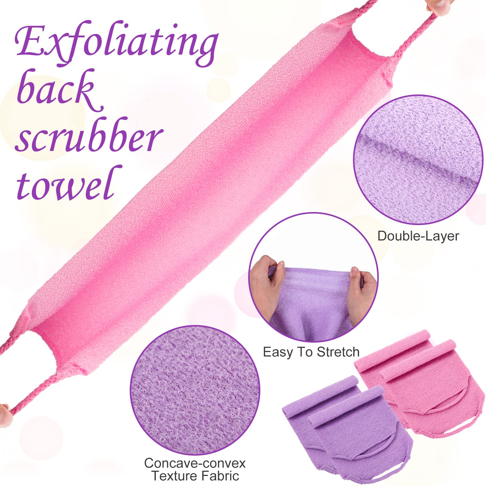 Brosse dos nylon Moukeren, longueur étendue pour exfolier en profondeur.
