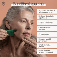 Mount Lai Jade Gua Sha – réduction visuelle des poches sur les joues
