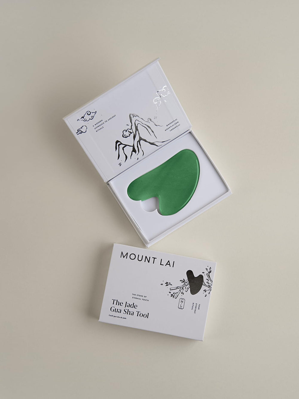 Mount Lai Jade Gua Sha – teint lumineux et peau tonifiée après utilisation