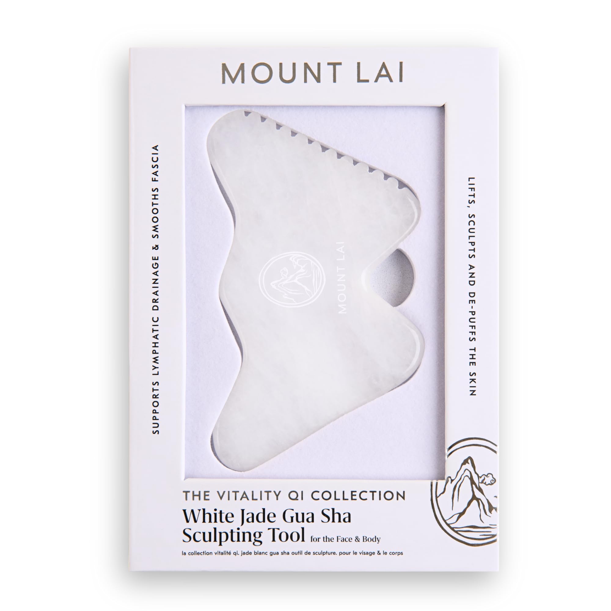 Mount Lai Vitality Qi: point ciblé pour les zones délicates autour des yeux.