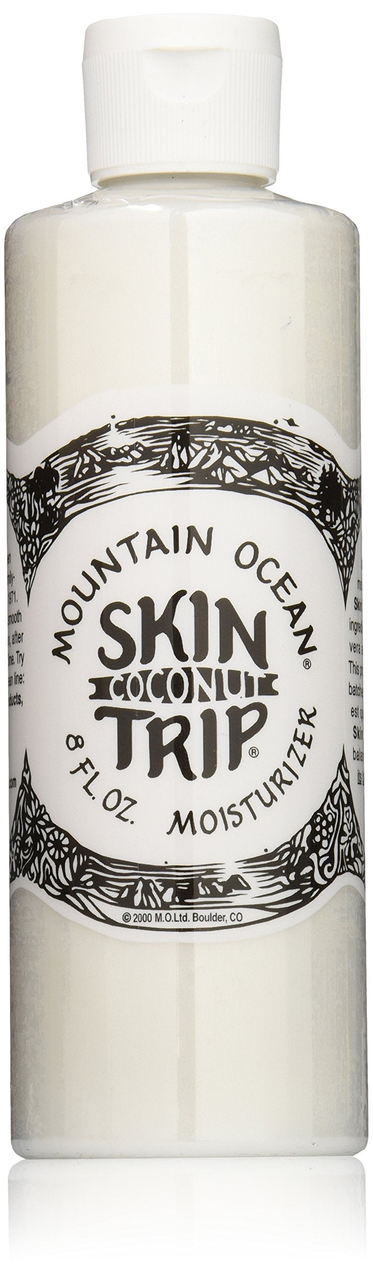 Mountain Ocean Skin Trip crème coco dans bouteille, hydratation légère et rapide
