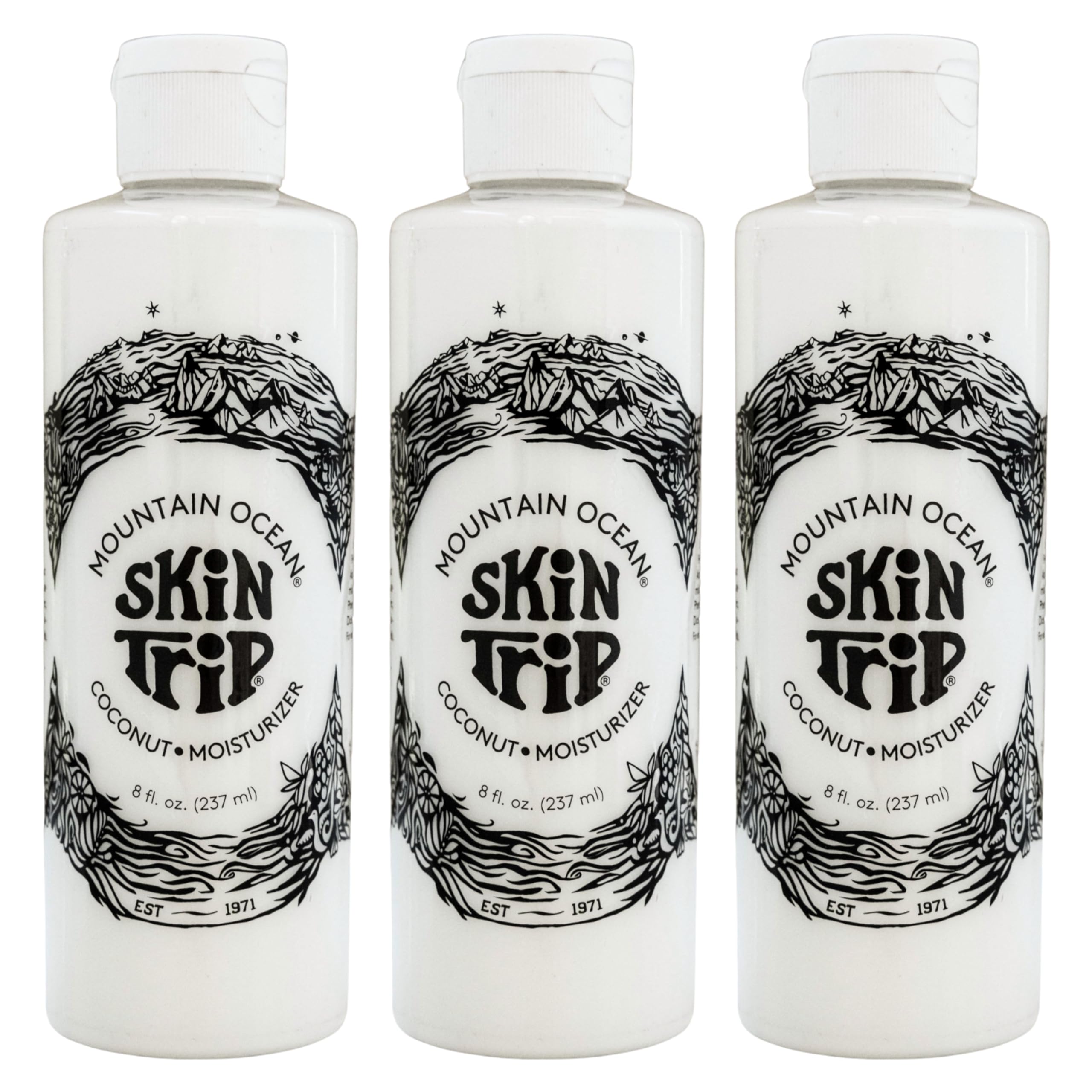 Mountain Ocean Skin Trip – emballage ancien, authenticité et héritage.