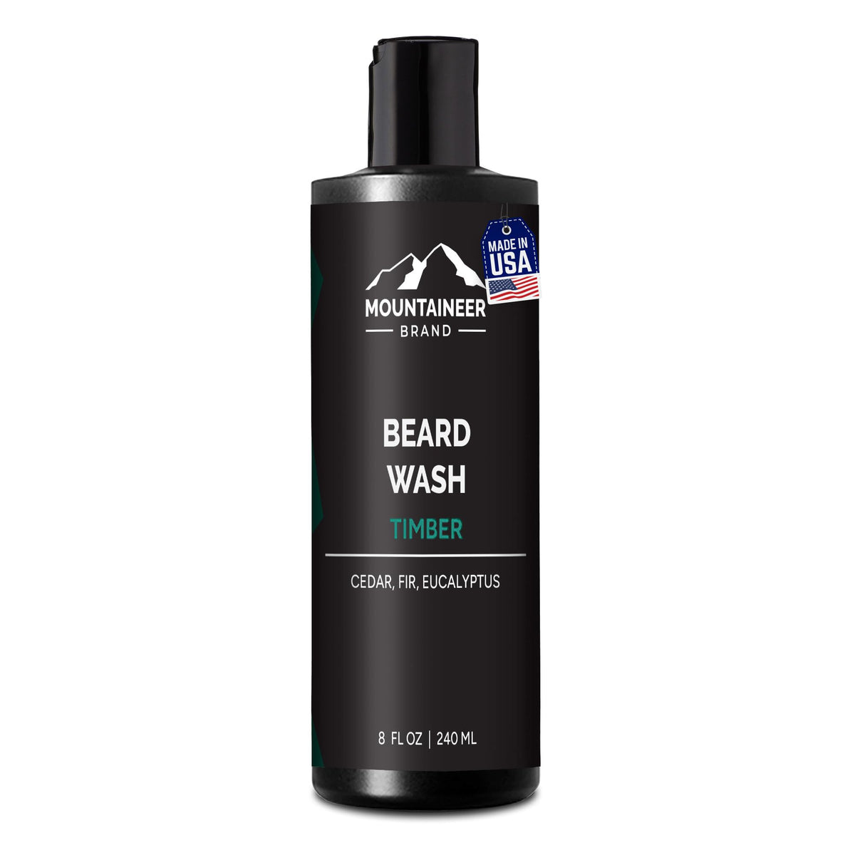 Mountaineer Brand — bouteille du shampooing barbe, nettoyage en profondeur.