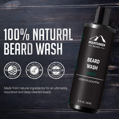 Mountaineer Brand — mousse épaisse, démêle et adoucit barbe et peau.