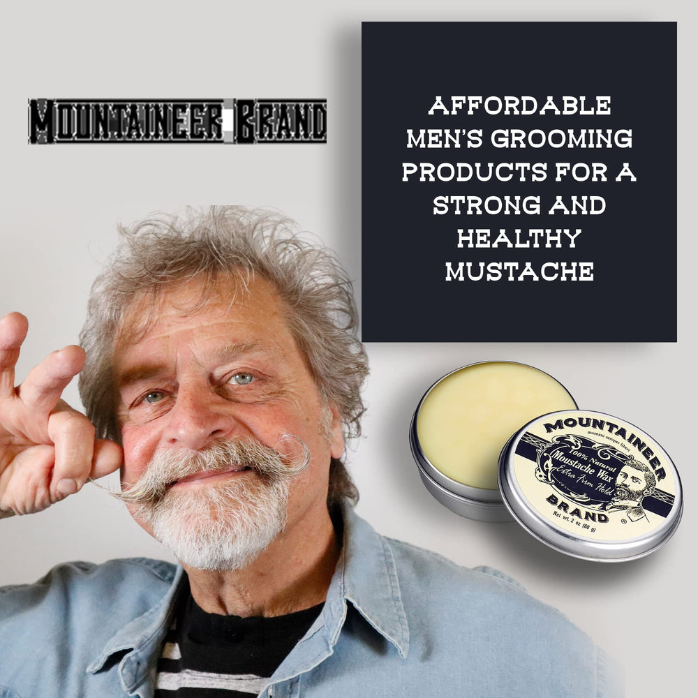 Mountaineer Brand cire moustache forme durable adaptée à tous types.