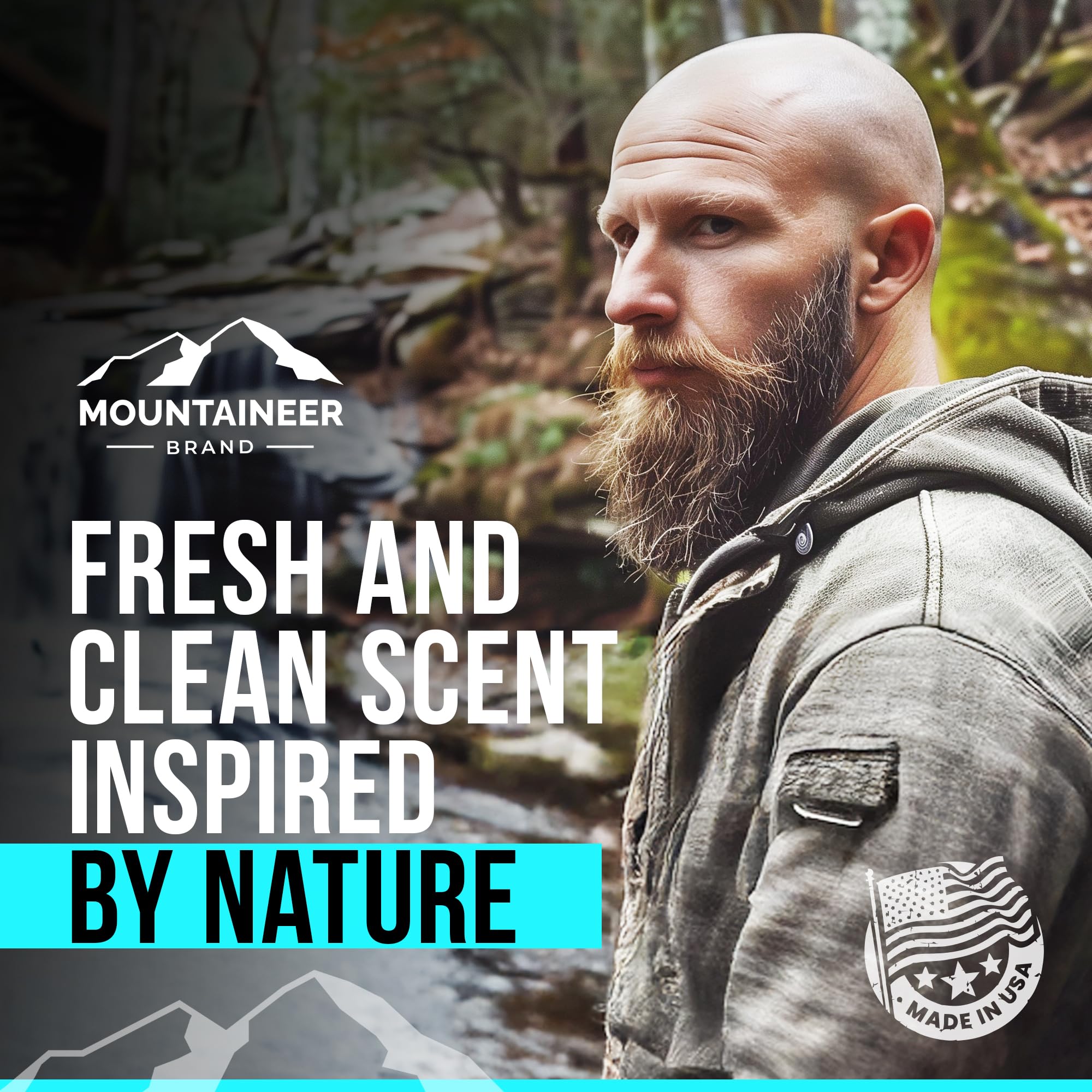 Mountaineer Brand Fabrique WV USA : produit artisanal fabriqué dans l’État de Virginie-Occidentale.