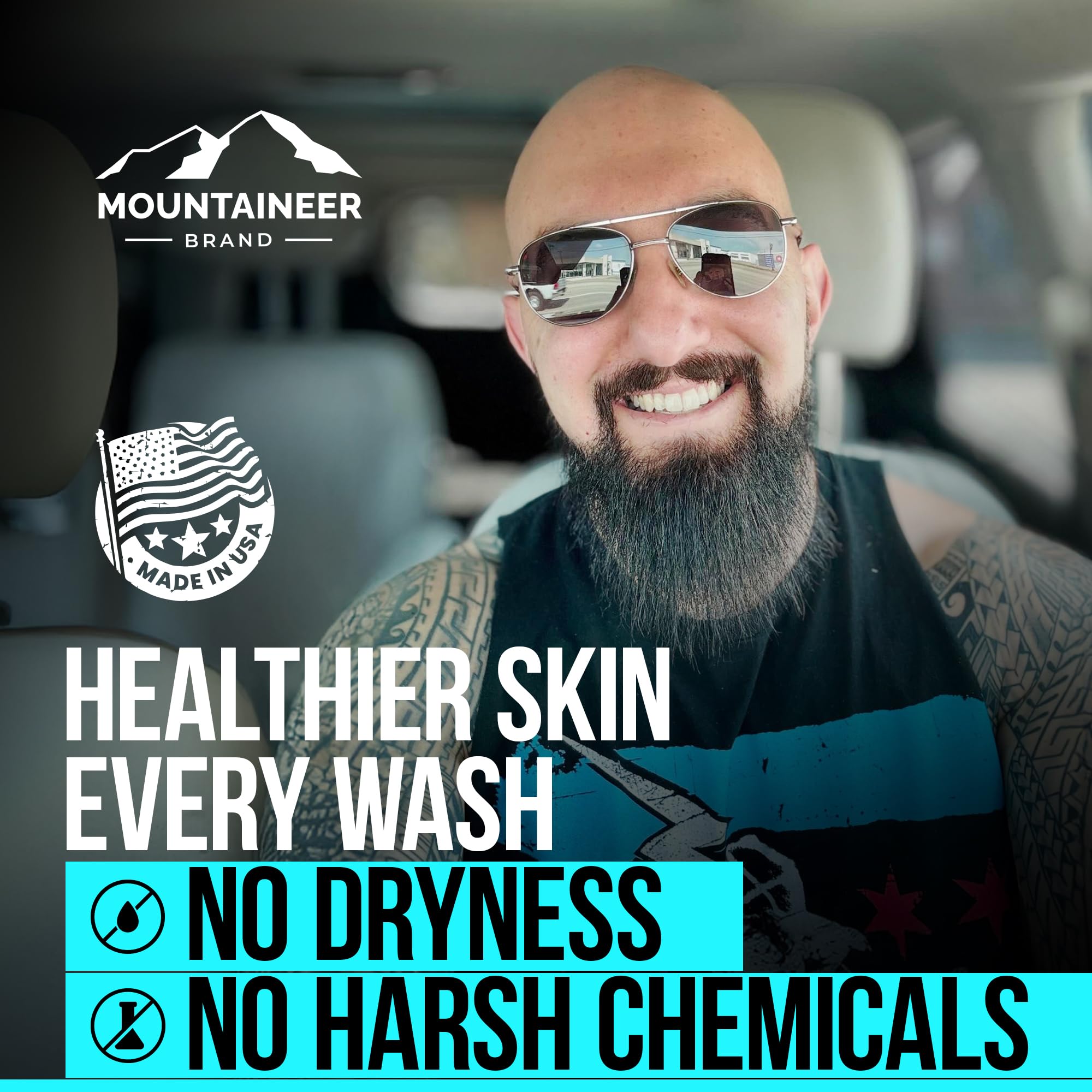 Mountaineer Brand Sans Parabene et Dye : formulation naturelle et sûre.