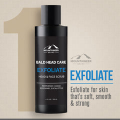 Mountaineer Brand Shampoing Crâne : nettoie en profondeur et hydratte le cuir chevelu.