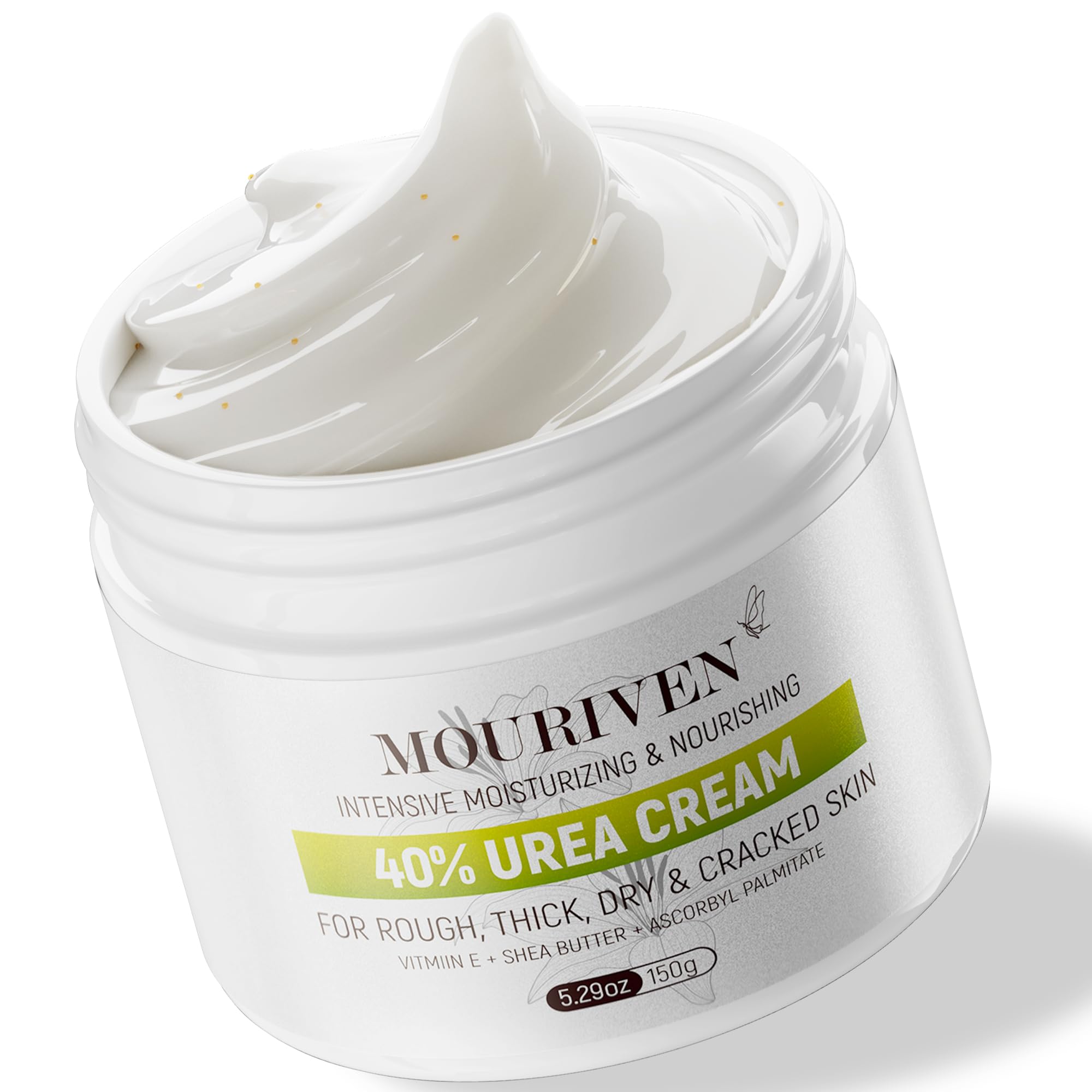 Mouriven Crème Urée 40% pour pieds et mains offre hydratation durable et douceur.