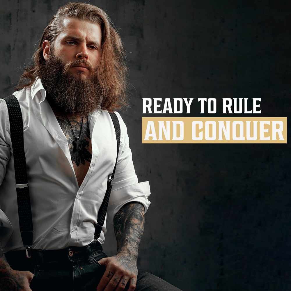 Mousse douceur barbe Viking Revolution, nettoyage en douceur et nourrissement.