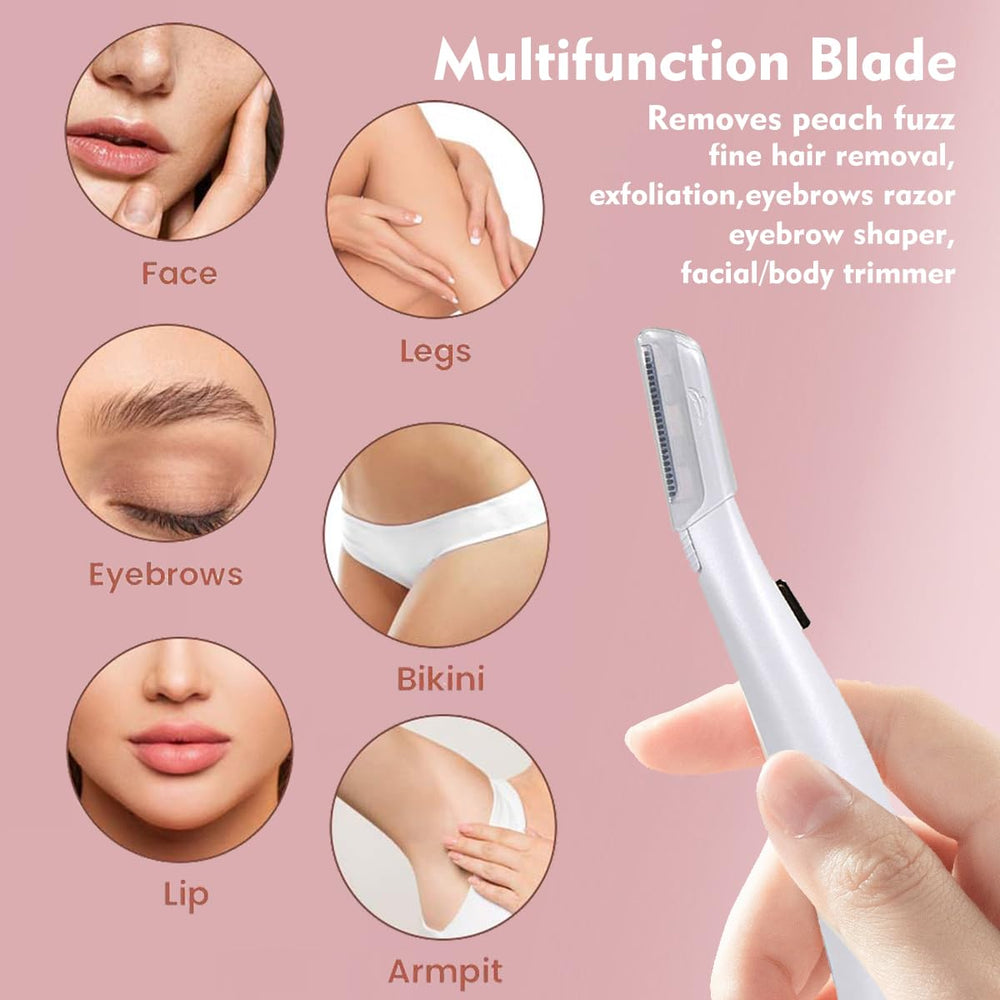 MOVELOVE pack têtes remplacement Dermaplane Glo — 6 pièces pratiques.