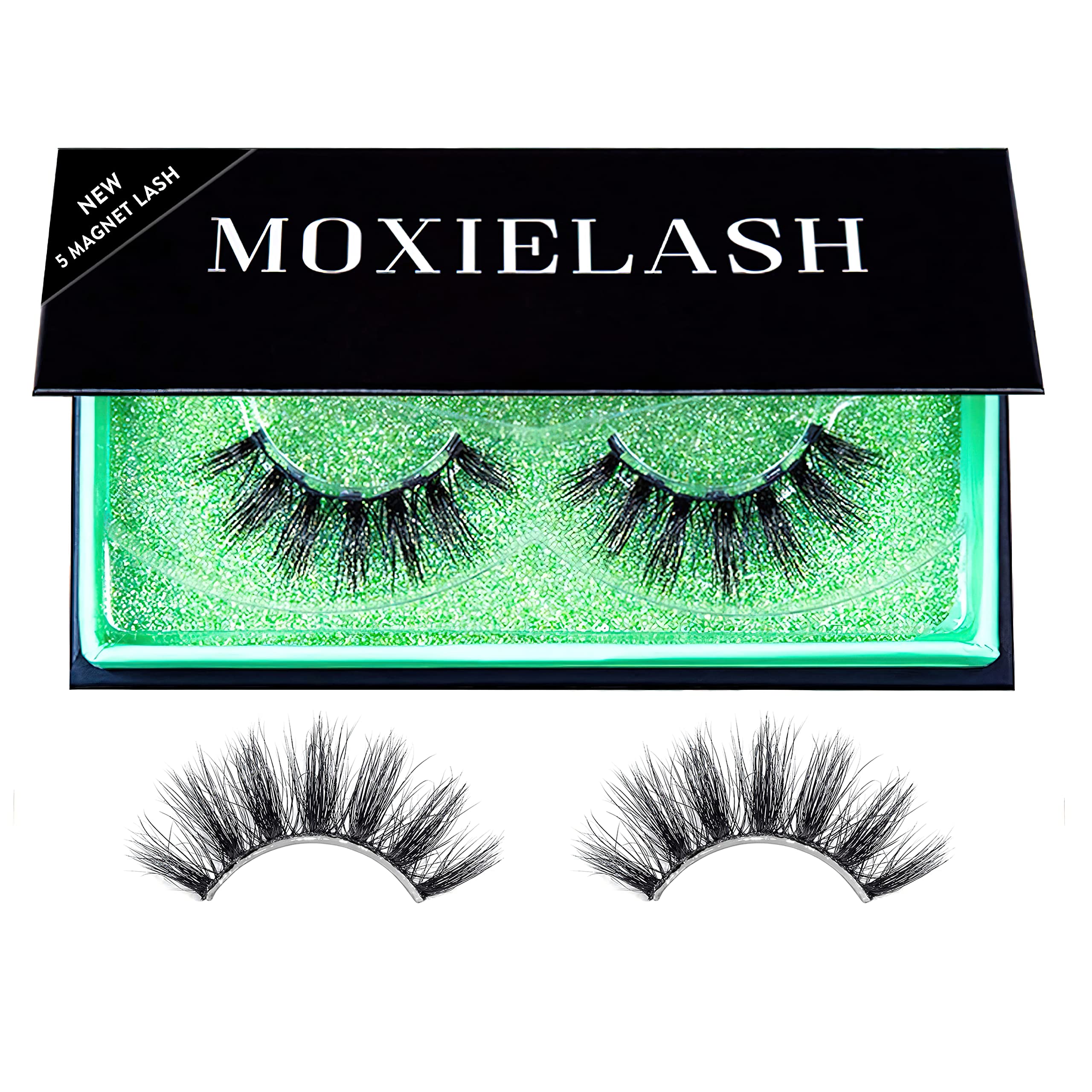 Cils Money Lash de MoxieLash, ensemble glamour prêt à l'emploi.