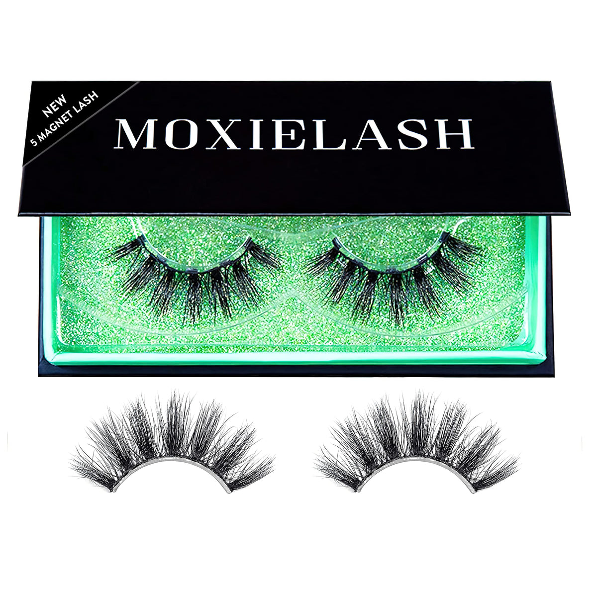 Cils Money Lash de MoxieLash, ensemble glamour prêt à l'emploi.