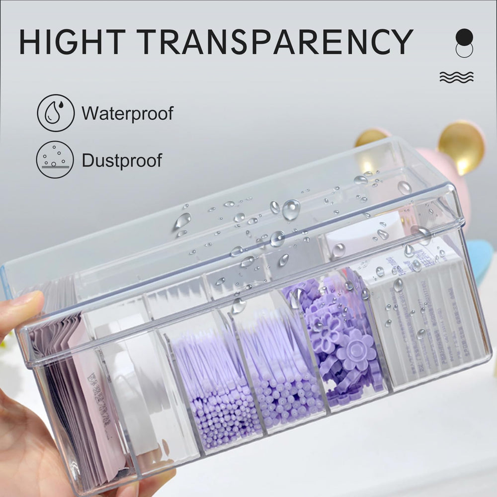 MoyRetty etui-rangement extensions de cils, stockage compact et sûr.