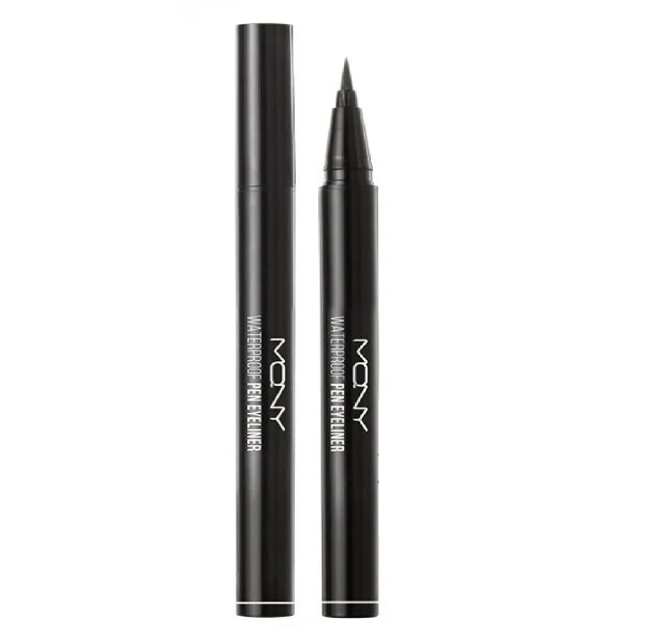 MQNY MACQUEEN stylo trait liquide noir profond pour un regard durable.