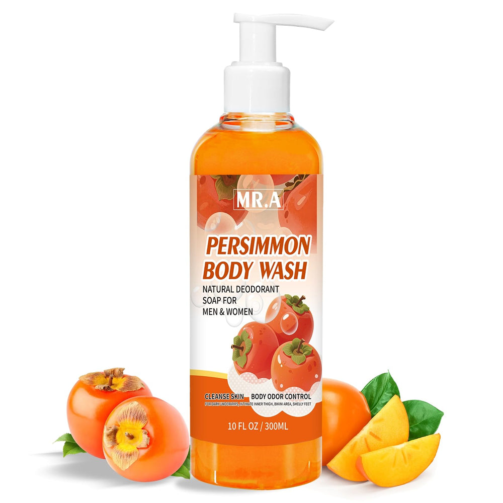 MR.A Douche Persimmon: bouteille en action, fraîcheur durable.
