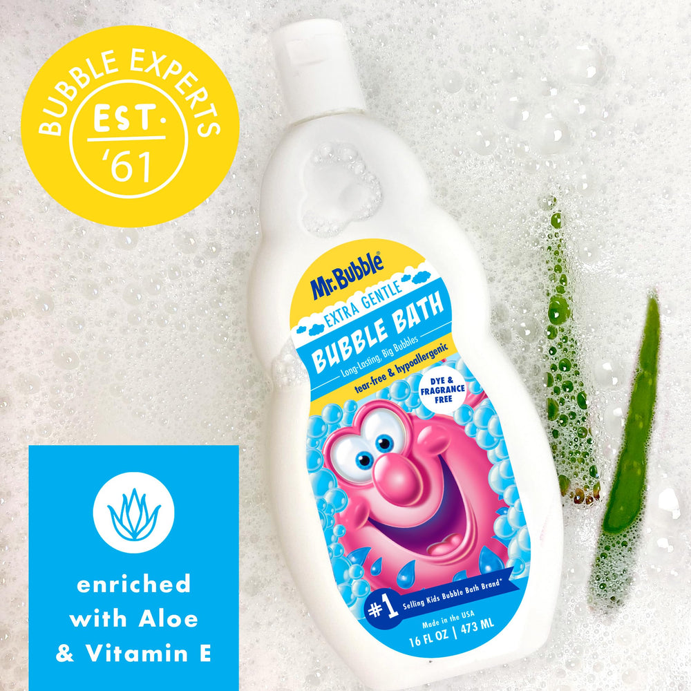 Mr. Bubble aloé apaisant pour peau sensible et douce
