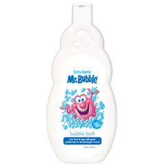 Mr. Bubble Bain Moussant Extra Doux pour Enfants, bulles généreuses pour peaux sensibles