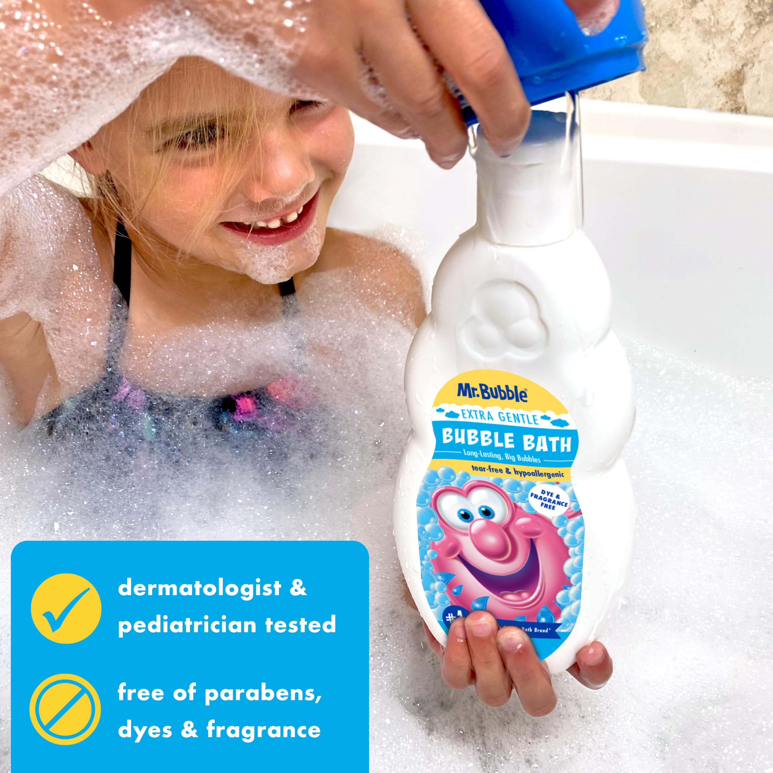 Mr. Bubble bulles durables pour détente prolongée