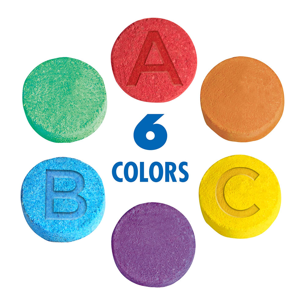 Green tablet dissolving to create fresh, nature-inspired tones.