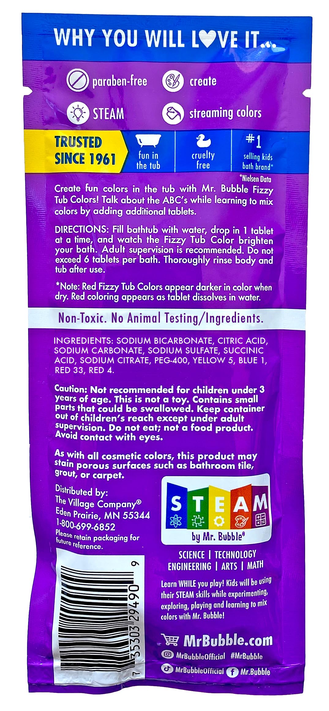 Letters A, B and C on tablets support early learning during bath.