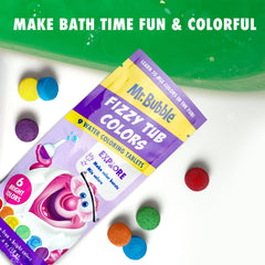 Red tablet dissolving in water creates a vivid bath experience.
