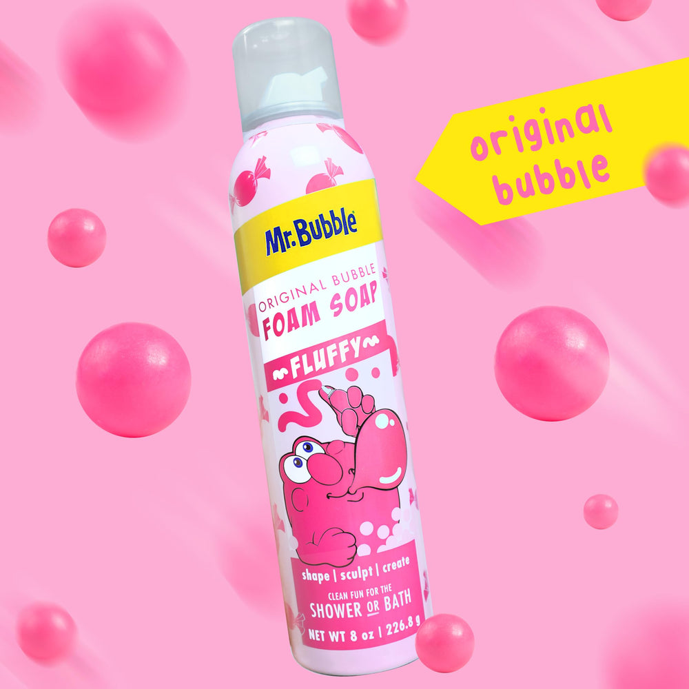 Mr. Bubble Savon mousse bubblegum : parfait pour les enfants lors du bain.