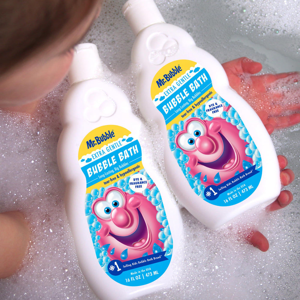 Mr. Bubble sans colorant pour une baignade naturelle