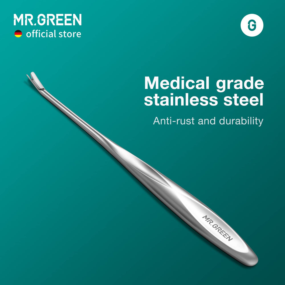 MR.GREEN acier inox grade médical garantit durabilité et résistance.