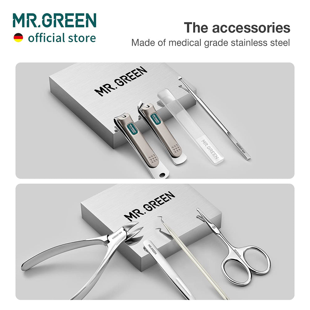 MR.GREEN ciseaux poils visage, précision douce pour les détails