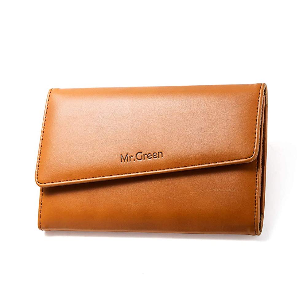 MR.GREEN étui en cuir noir, protection élégante du kit.