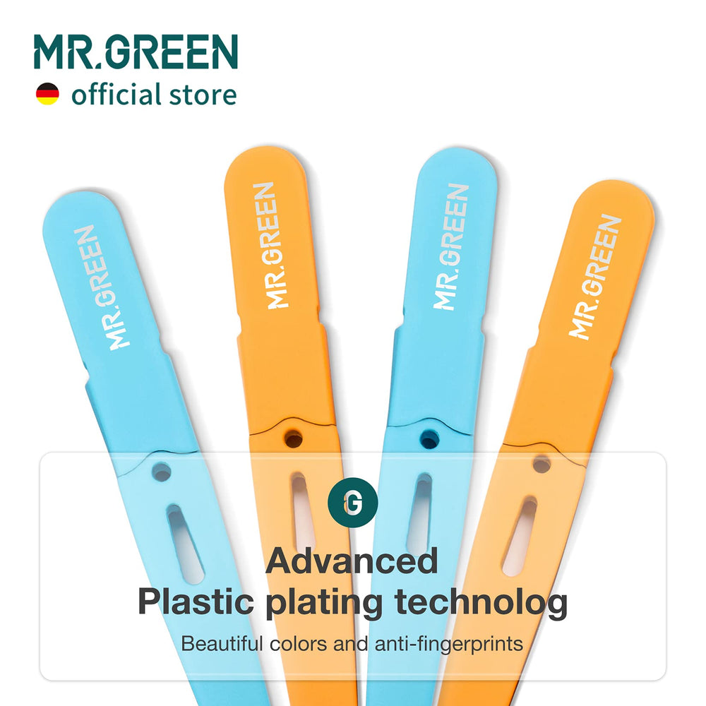 MR.GREEN Etui plastique de protection inclus pour le rangement sûr.