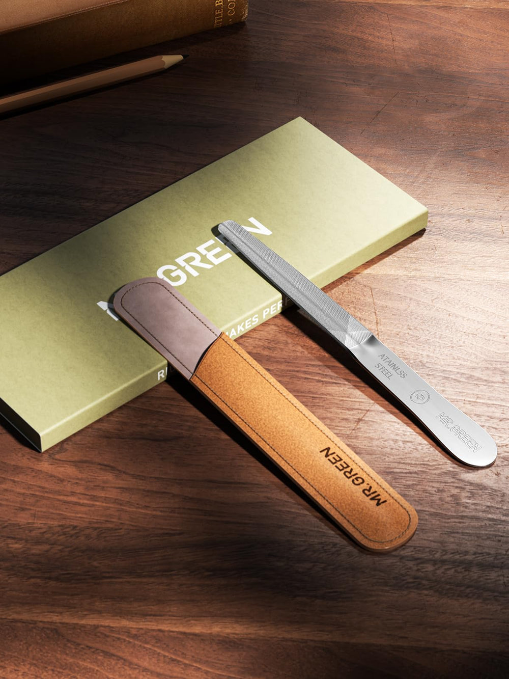 MR.GREEN Fichier à ongles courbé, nettoyage facile et réutilisable au quotidien.