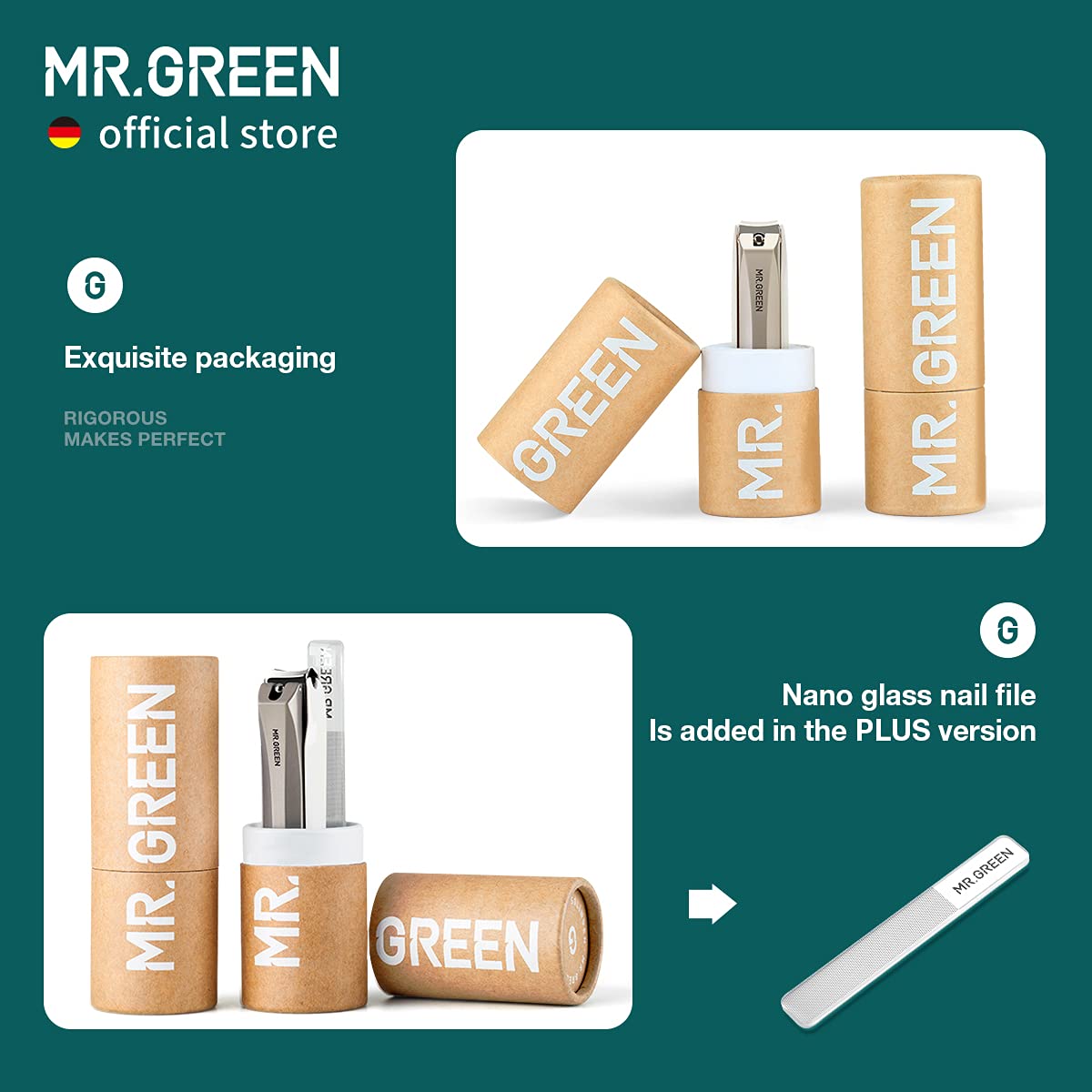MR.GREEN file verre nano offre une finition nette après coupe