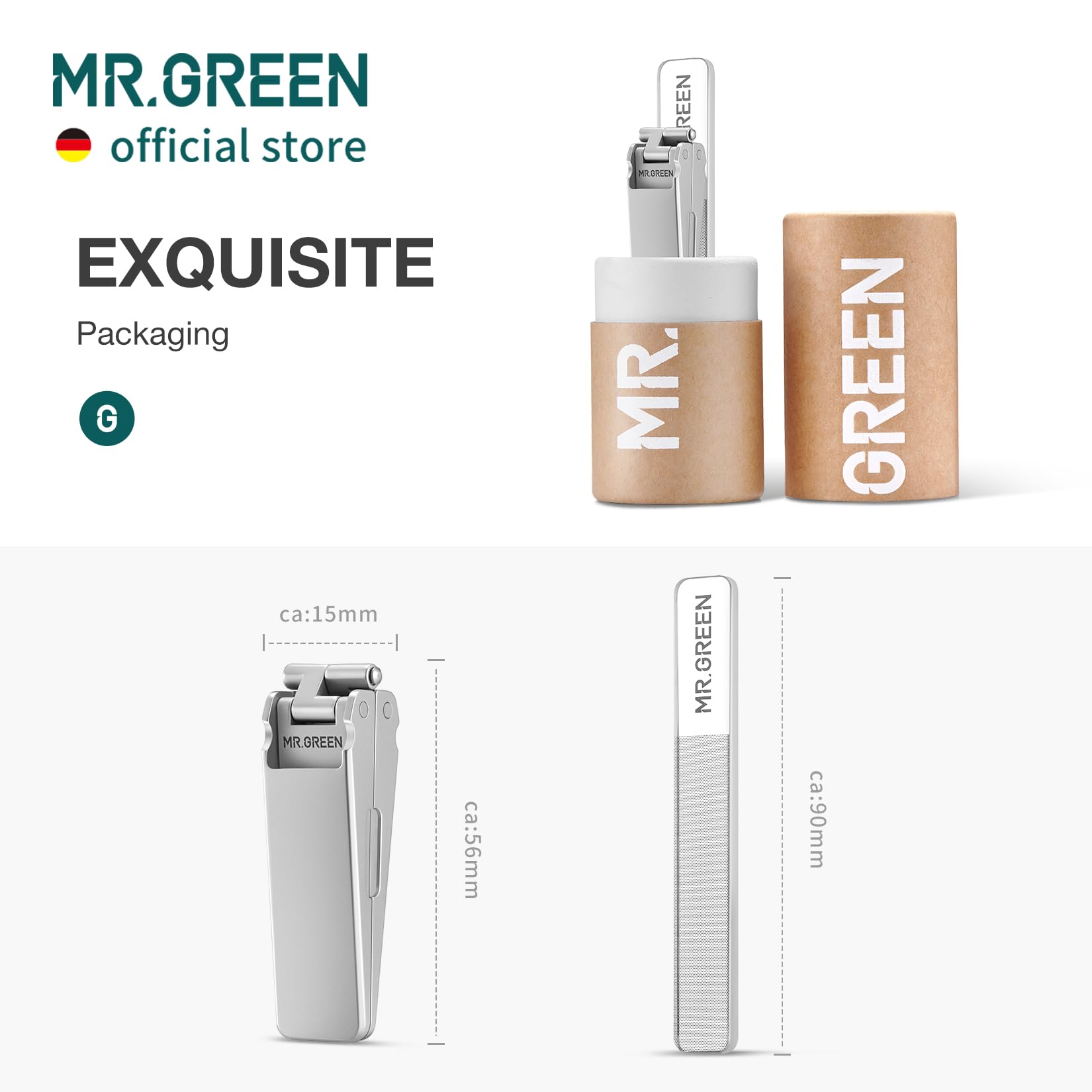 MR.GREEN Lime à ongles verre nano offerte, utile en voyage.