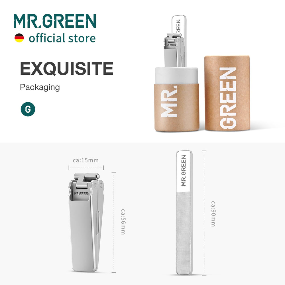 MR.GREEN Lime à ongles verre nano offerte, utile en voyage.