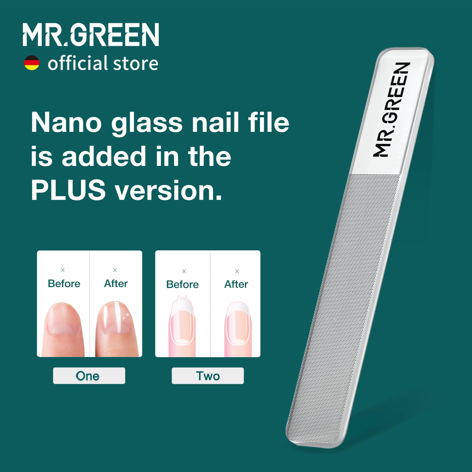 MR.GREEN clipper handles thick and hard nails with ease.