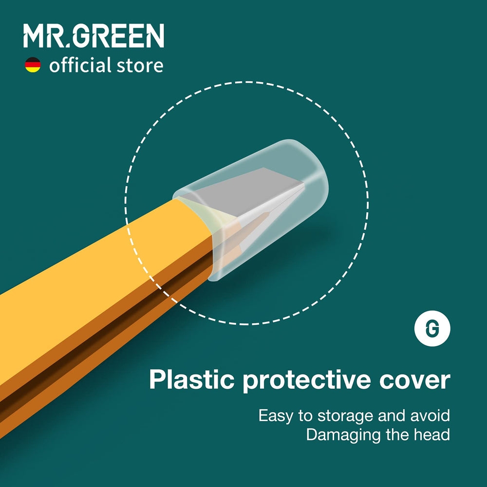MR.GREEN Manche ergonomique pour une utilisation confortable et précise.