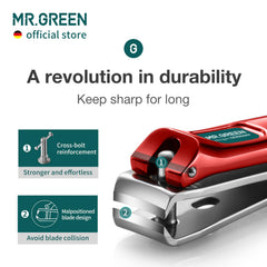 MR.GREEN poignée ergonomique pour une prise en main confortable.