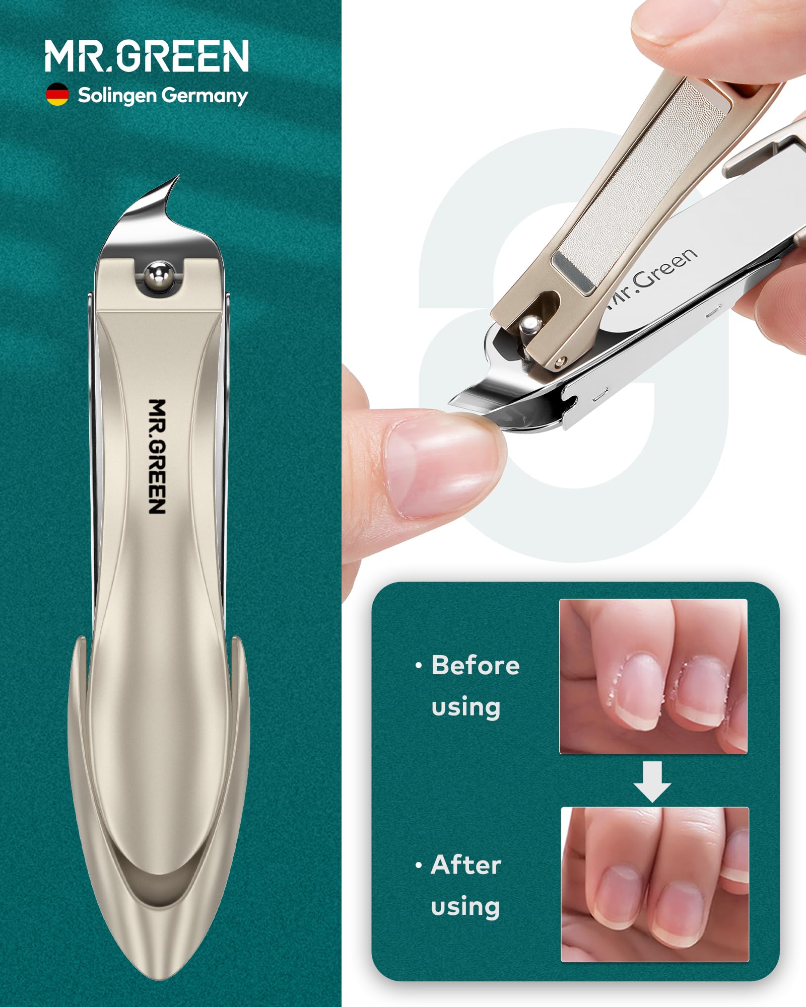 MR.GREEN set-manucure-coupe-ongles-pieds: outil fiable pour pédicures à domicile.