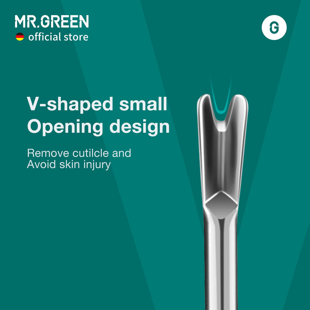 MR.GREEN surface céramique sablée pour une sensation douce sur la peau.