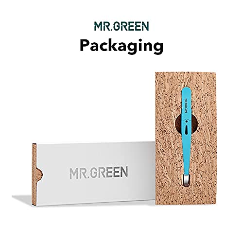 MR.GREEN pinces à sourcils bleues, pratique au quotidien dans la trousse de maquillage.