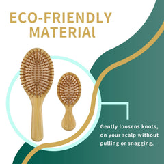 Brosse MRD massage cuir chevelu aux extrémités arrondies.