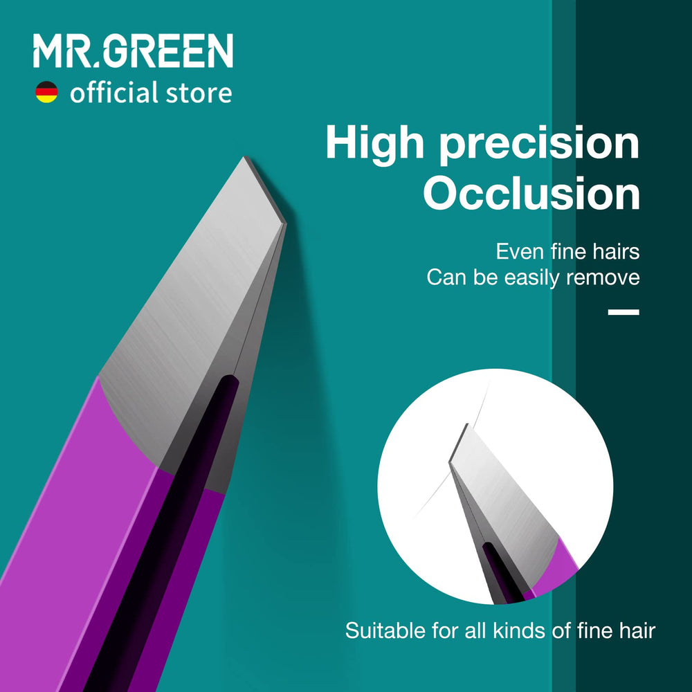 MR.GREEN pince-sourcils-ergo-design-confort — prise en main confortable au quotidien.