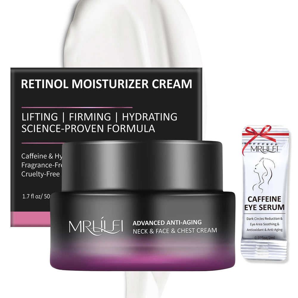 MRLILEI Beauty Crème Cou 4 en 1 – application-massage, routine simple pour le cou.